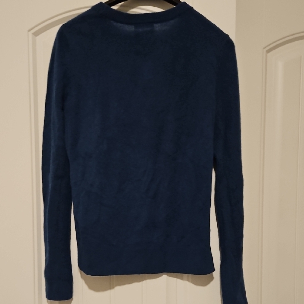 Halogen Classic Navy Crew Neck Sweater - Picture 3 of 5